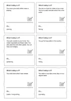 Vorschau - Spiele - Hobbies Quiz: Vocabulary (English) - Seite 3