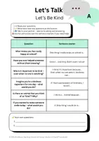 Vorschau - Arbeitsblätter - Let’s Talk about Kindness – Englischmaterial für Soziales Lernen ab Klasse 5 - Seite 1