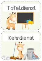 Vorschau - Poster - Klassendienste Giraffenklasse - Seite 2