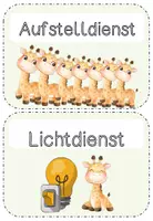 Vorschau - Poster - Klassendienste Giraffenklasse - Seite 3