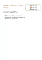 Vorschau - Fördermaterial/Inklusion - Leseschablone Löwe - Seite 2