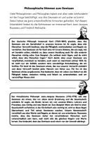Vorschau - Arbeitsblätter - Philosophische Stimmen zum Gewissen - Seite 1