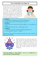 Vorschau - Arbeitsblätter - My Dream Job Writing: Future Forms und Berufswortschatz Englisch - Seite 2
