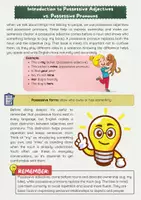 Vorschau - Arbeitsblätter - Possessive Adjectives vs. Possessive Pronouns: Ownership Explained - Seite 1