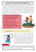 Vorschau - Arbeitsblätter - Time Expressions, Signal Words: English Tenses - Seite 1