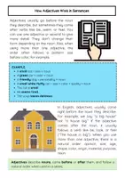 Vorschau - Arbeitsblätter - Adjectives & Adverbs Grammar Bundle – Word Order, Frequency, Manner - Seite 3