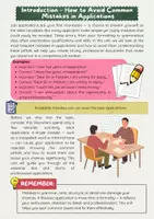 Vorschau - Arbeitsblätter - Common Mistakes in Job Applications: Language & Style - Seite 1