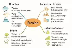 Vorschau - Arbeitsblätter - Arbeitsblätter zum Thema "Erosion" + Lösung & MP3 + Mindmap + Infografik - Seite 2