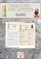 Vorschau - Arbeitsblätter - Personen der Antike - Euklid - Deckblatt