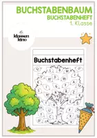 Vorschau - Arbeitsblätter - BUCHSTABENBAUM: Buchstabenheft Umschlag 1. Klasse - Deckblatt