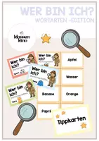Vorschau - Spiele - WORTARTEN SPIEL: WER BIN ICH? - Deckblatt