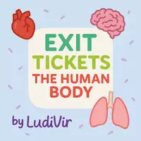 Vista previa - Tarjetas / Manipulativos - Exit tickets - my body - Portada