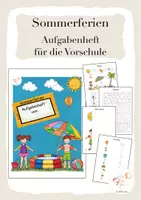 Vorschau - Arbeitsblätter - Sommerferien Aufgabenheft für die Vorschule - Deckblatt