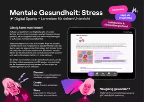 Vorschau - Stundenentwürfe - Digital Sparks "Mentale Gesundheit:Stress" - Lernreise - Seite 1