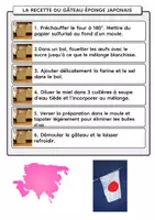 Aperçu - Feuilles d'exercices - recettes de cuisine sur le thème de l'Asie - Page 1