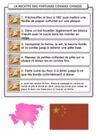 Aperçu - Feuilles d'exercices - recettes de cuisine sur le thème de l'Asie - Page 3