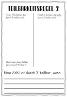 Vorschau - Arbeitsblätter - Teilbarkeitsregeln (2, 3, 5, 6, 9, 10) - Seite 2