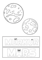 Vorschau - Mal- und Bastelvorlagen - Planeten-Ausmalbilder fürs Klassenzimmer – Wandmaterial mit den Alonies - Seite 2