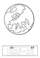 Vorschau - Mal- und Bastelvorlagen - Planeten-Ausmalbilder fürs Klassenzimmer – Wandmaterial mit den Alonies - Seite 3