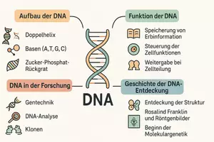 Vorschau - Arbeitsblätter - Arbeitsblatt "DNA" + Onlineübung & MP3 + Mindmap + Infografik - Seite 3