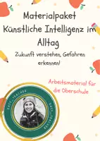 Vorschau - Stundenentwürfe - Materialpaket Künstliche Intelligenz im Alltag – Zukunft verstehen, Gefahren erkennen! - Deckblatt
