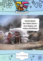 Vorschau - Arbeitsblätter - 🌍 Der Nahe Osten – Eine Region mit vielen Konflikten 🕊️ Verstehen, vergleichen und reflektieren – altersgerecht erklärt - Deckblatt