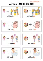 Vorschau - Spiele - Verben-Merk es dir I Ansprechendes Grammatikspiel - Seite 2
