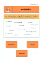 Vorschau - Arbeitsblätter - Berufsdeutschkurs Kosmetik - Seite 1