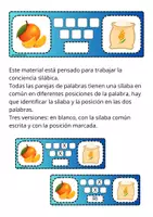 Vista previa - Juegos / Gamificación - CONCIENCIA SILÁBICA. SÍLABA COMPARTIDA - página 1