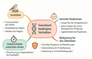 Vorschau - Arbeitsblätter - Arbeitsblatt "Genetisch bedingtes Verhalten" + interaktive Lösung & MP3 + Mindmap - Seite 3