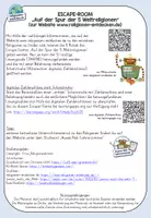 Vorschau - Stundenentwürfe - Religion / Ethik: Escape Room "Auf der Spur der 5 Weltreligionen" (www.religionen-entdecken.de) - Seite 1