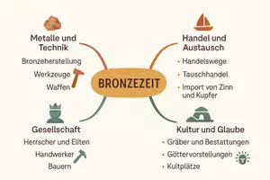 Vorschau - Arbeitsblätter - AB mit Fragen zum Thema "Bronzezeit" + Lösungsblatt + Mindmap + Infografik - Seite 2