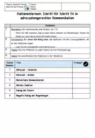 Vorschau - Arbeitsblätter - Stationenlernen adressatengerechte Kommunikation - Seite 1