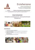 Vorschau - Stundenentwürfe - Unterrichtssequenz: Bindungstheorie nach Bowlby & Ainsworth – Bedeutung früher Bindung für Bildungsprozesse, Lernfeld 4: Bildungs- und Entwicklungsprozesse anregen und unterstützen - Deckblatt