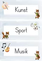 Vorschau - Poster - Tagestransparenzen „Fuchsklasse“ – Stundenplan- und Tagesstruktur-Karten für die Grundschule mit dem Klassentier Fuchs - Seite 3