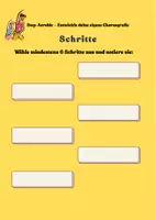 Vorschau - Arbeitsblätter - Step-Aerobic: Arbeitsmaterial zur Entwicklung einer eigenen Choreografie mit gesundheitlichem Fokus - Seite 1