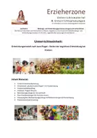 Vorschau - Stundenentwürfe - Unterrichtssequenz: Entwicklungsmodell nach Jean Piaget – Stufen der kognitiven Entwicklung bei Kindern - Deckblatt