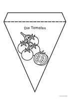 Vorschau - Mal- und Bastelvorlagen - Girlande - Gemüsesorten - Seite 2