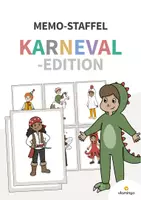 Vorschau - Spiele - Memo-Staffel: Karnevalsedition für den Sportunterricht (Fasching) - Deckblatt