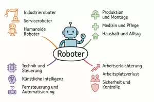 Vorschau - Arbeitsblätter - Arbeitsblatt "Roboter" + Onlineübung & MP3 + Mindmap + Infografik - Seite 3