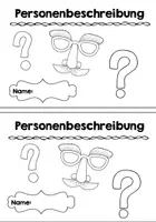 Vorschau - Arbeitsblätter - Heft: Personenbeschreibung - Seite 2