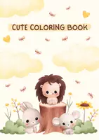 Vista previa - Manualidades / Dibujos para colorear - Cute coloring book - Portada