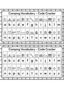 anteprima - Esercizi - Camping Vocabulary - Puzzle Task Cards - Pagina 2