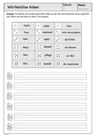 Vorschau - Arbeitsblätter - Würfelsätze - Deckblatt