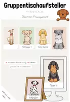 Vorschau - Poster - Classroom-Management: Gruppentisch-Tischkarten/ Aufsteller/ Schilder für deine Hundeklasse - Deckblatt