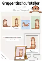 Vorschau - Poster - Classroom-Management: Gruppentisch-Tischkarten/ Aufsteller/ Schilder für deine Otterklasse - Deckblatt