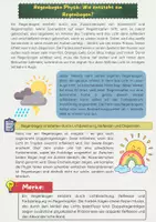 Vorschau - Arbeitsblätter - Der Regenbogen: Physik - Lichtbrechung Reflexion Dispersion - Seite 1