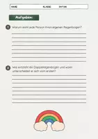 Vorschau - Arbeitsblätter - Der Regenbogen: Physik - Lichtbrechung Reflexion Dispersion - Seite 3