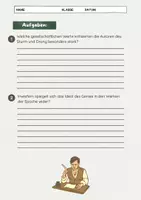 Vorschau - Arbeitsblätter - Merkmale der Sturm und Drang Literaturepoche - Seite 3