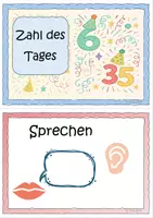 Vorschau - Präsentationen/Tafelbilder - Flipchart zur "Zahl des Tages" und Stellenwert-Zeitmaschine - Seite 3